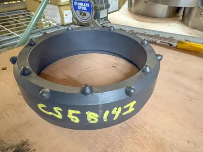 New | in-Stock AFTERMARKET 5" DUAL ROTARY CASING SHOE – 14 BALLISTIC BUTTONS ASSEMBLY- HEAVY DUTY #689-02-HD-D Drilling Attachments Pennsylvania US | East West Machinery & Drilling #1418134