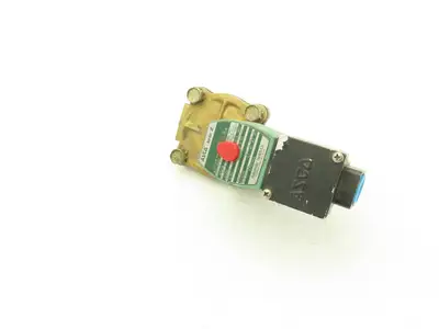 Asco JKF8210G3 Brass Solenoid Valve  3/4" N/C 5-250 AIR 5-150 w Jun Box