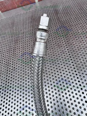 Unbranded 36" Stainless Steel Braided Hose w/ 1/2" NPT Fittings