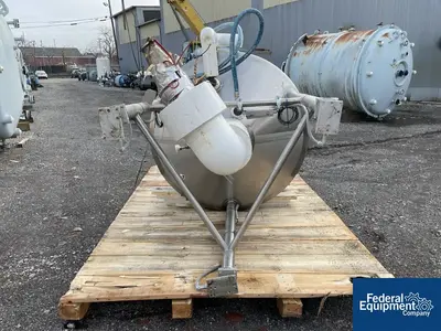 USED A&B Process 350 Gal A&B Process Systems Mix Kettle, 316L S/S, 130#