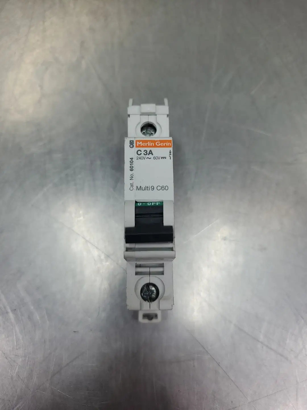 USED Merlin Gerin C3A Multi9 C60 Circuit Breaker, 3A, 240VAC/60VDC (60104)