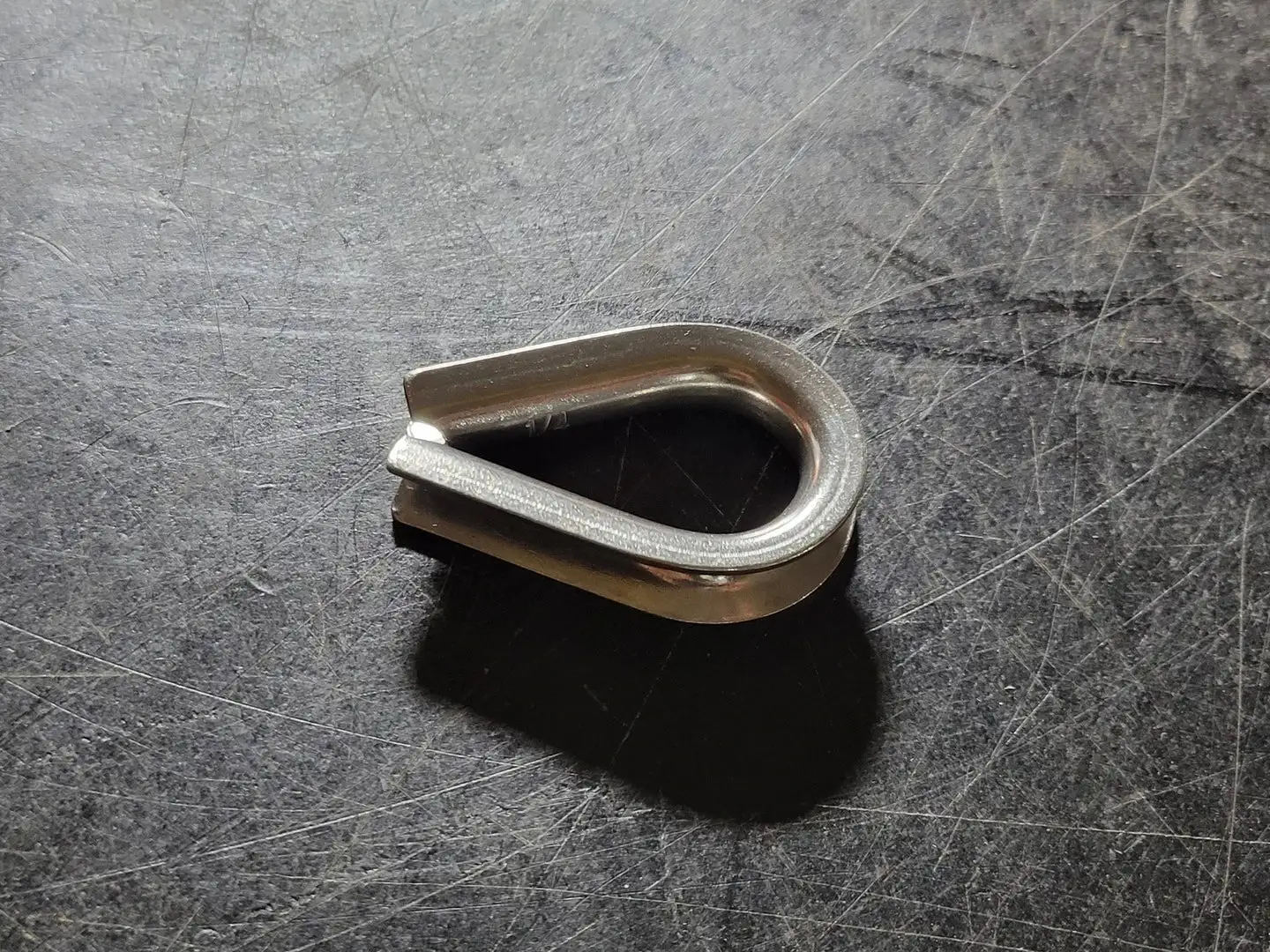 1/4" Wire Rope Thimble Stainless Steel (Bag of 52)
