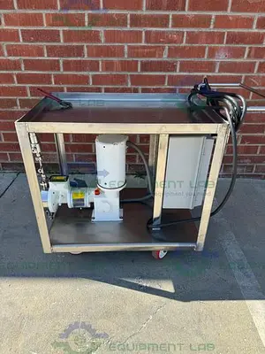 USED BRAN + LUEBBE N-K31 METERING PUMP W/ CONTROLLER, BALDOR 1.5 HP MOTOR