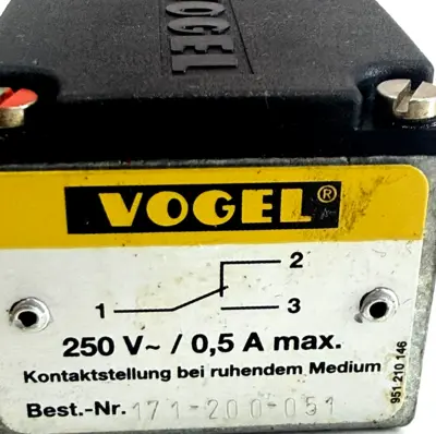 NEW VOGEL 171-200-051 FLOW VALVE 171200051