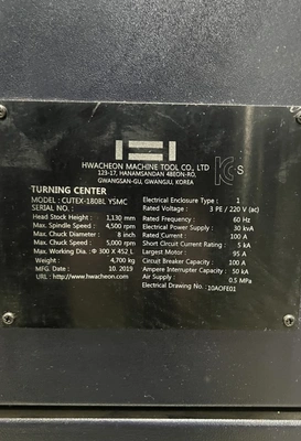 2019 HWACHEON CUTEX-180BL YSMC 5-Axis or More CNC Lathes | Bayou Machinery (5)
