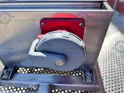 USED SANI MATIC STAINLESS STEEL INDUSTRIAL CONTROL PANEL ENCLOSURE 480V