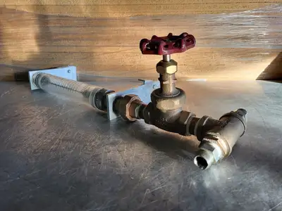 3/4" Class 150S Gate Valve w/ Flowmeter