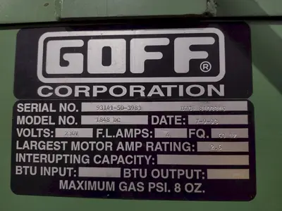 USED GOFF 1848DC