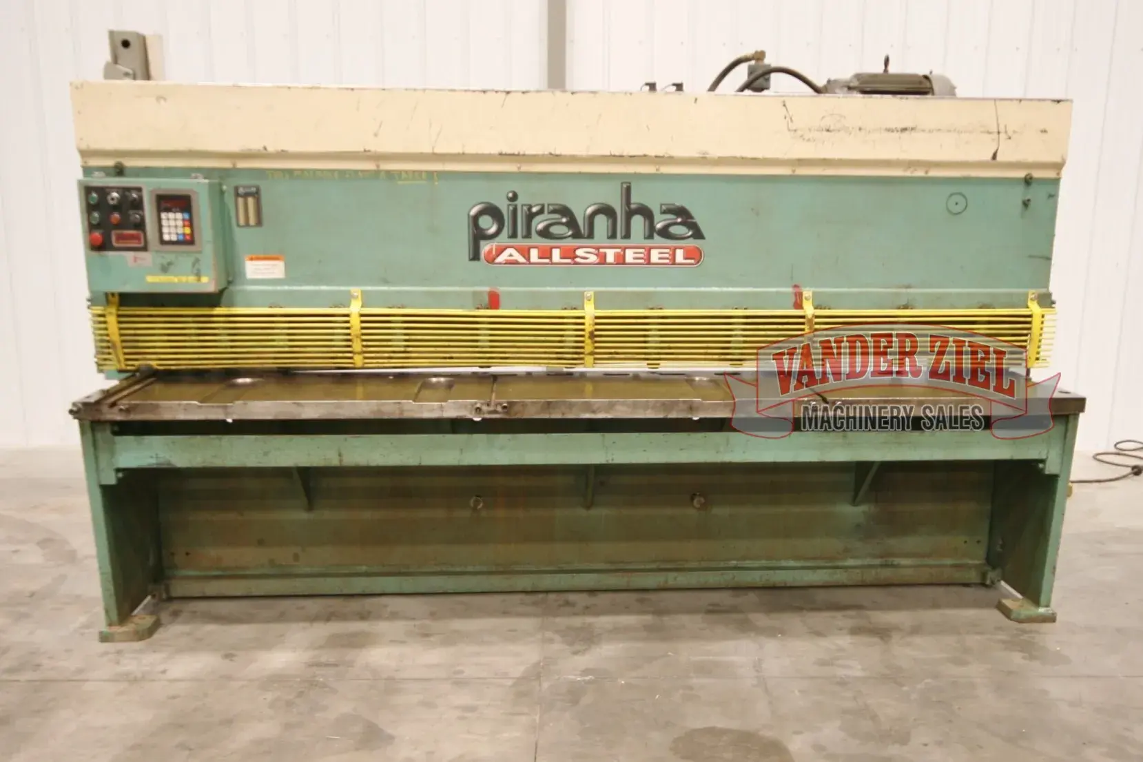 Used 1999 PIRANHA M1/4-10 Power Squaring Shears (Inch) Michigan US | Vander Ziel Machinery Sales #480523