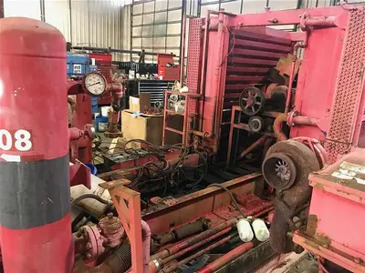 Used ARIEL RADIATOR, CONTROL PANEL, HEAT EXCHANGERS, SKID FROM COMBO AIR BOOSTER & COMPRESSOR Air Compressor Parts Pennsylvania US | East West Machinery & Drilling #1415904