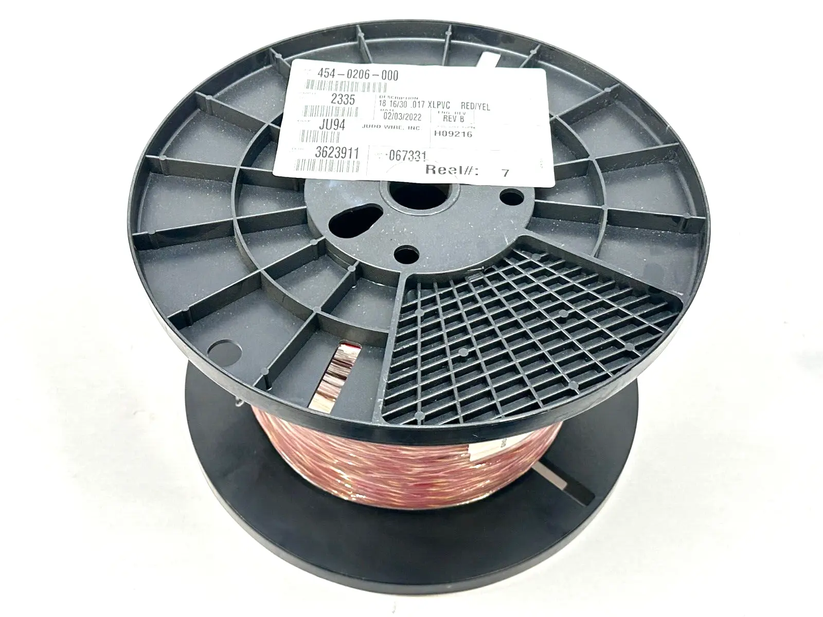 454-0206-000 | Judd Wire  Wire Style 1430 XLPVC REW FT1 18AWG H09216 2335ft Spool - New