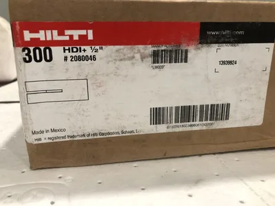 Hilti HDI+ / HDI FLUSH ANCHOR Drop-in anchor 1/2″ # 2080046 Box of 300 *NIB*