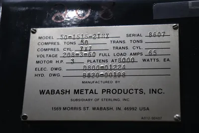 USED WABASH 50-1515-2TMX