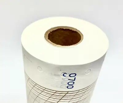 NEW WESTRONICS RECORDING CHARTS 5-21/32" X 103 FT MILITARY TIME