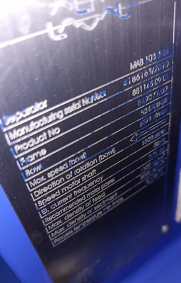 Alfa-Laval MAB 103B-24 oil purifier module.