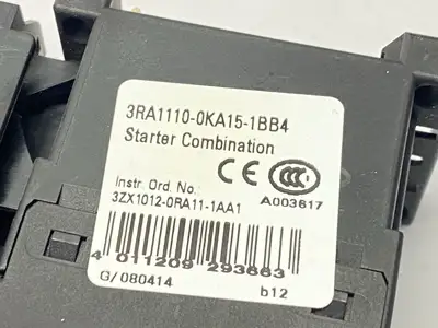 Used Siemens Contactor Starter Combination 0.9-1.25A 400VAC 24VDC Starters Michigan US | Maverick Industrial Sales #1401900