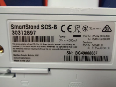 USED METTLER TOLEDO SMARTSTAND SCS-B