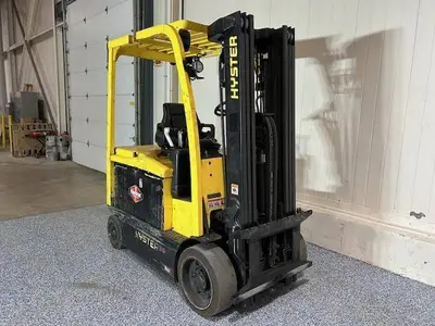 Used HYSTER E65XN-40 4-Wheel Sit down Electric Counterbalance Forklifts Illinois US | Somerset Equipment Sales #1546229