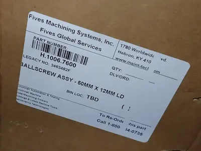 USED FIVES MACHINING SYSTEMS INC H.1006.7600