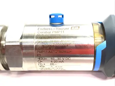 USED ENDRESS+HAUSER CERABAR PMP11 GAUGE PRESSURE TRANSDUCER 0.5% ACC.