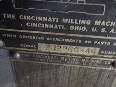 Cincinnati 10" X 54 1/2" Horizontal Mill