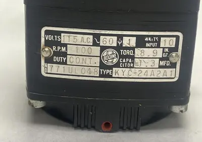 Used BODINE KYC-24A2A1 Motion Controls Ohio US | Surplus Asset Holdings #1234029