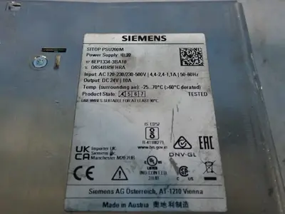 Used SIEMENS 6EP13343BA10 Power Supplies | HGR 24 #738817
