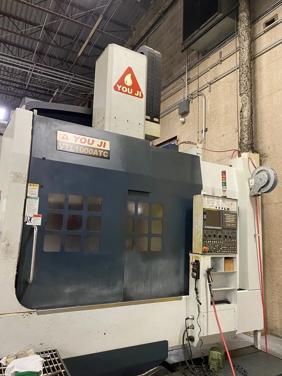 39" YOU JI VTL-1000ATC CNC Vertical Turning Center