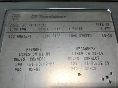 USED GE 9T51B0510