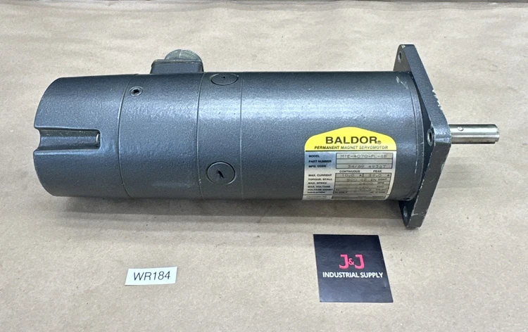 Used BALDOR MTE-4070-FL-6B Servo Motors Indiana US | J&J Industrial Supply #1096394