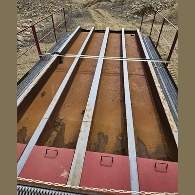 24in Wide x 22ft Long 4-Way Distribution Sluice