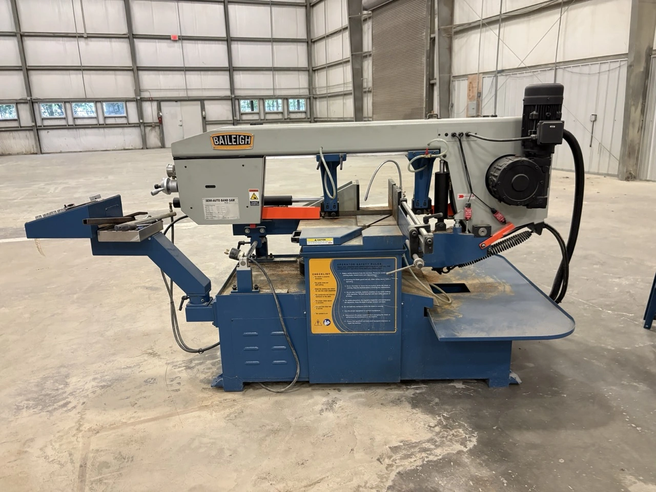 Used 2025 BAILEIGH BS-20SA-DM Horizontal Band Saws Florida US | Revelation Machinery #1319600
