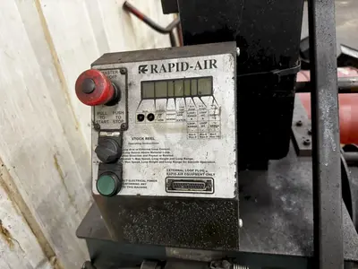 4,000 LB X 12" RAPID-AIR MODEL #RA4012 MOTORIZED COIL REEL UNCOILER : YOBRO #23930
