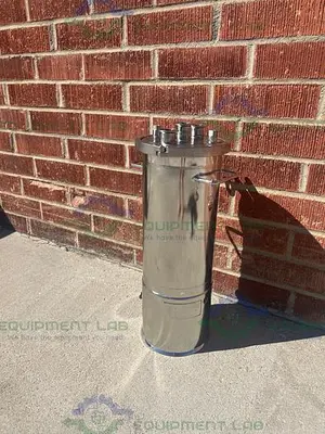 USED ALLOY PRODUCTS 16 LITER STAINLESS STEEL VESSEL 75 PSI