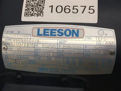 USED LEESON ELECTRIC CO C6T34FC42A