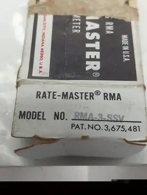 New | in-Stock DWYER RMA-3-SSV Flowmeters Ohio US | Surplus Asset Holdings #1365712