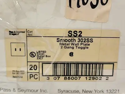 NEW PASS & SEYMOUR 302SS