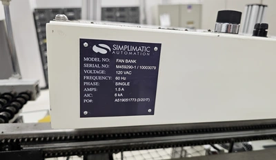 2017 SIMPLIMATIC FAN BANK WAVE SOLDER EXIT FAN CONVEYOR Wave Conveyor | Tekmart International Inc. (13)