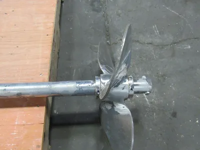 18" Steel 3 Blade Impeller Mixer W/1-15/16" Stainless Steel Shaft 72" OAL