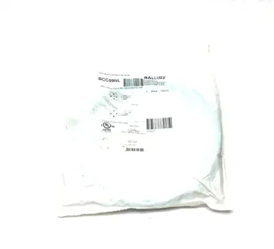 New | in-Stock BALLUFF DOUBLE ENDED CORDSET M12 MALE TO M12 MALE Cable & Wire | Maverick Industrial Sales #1113891