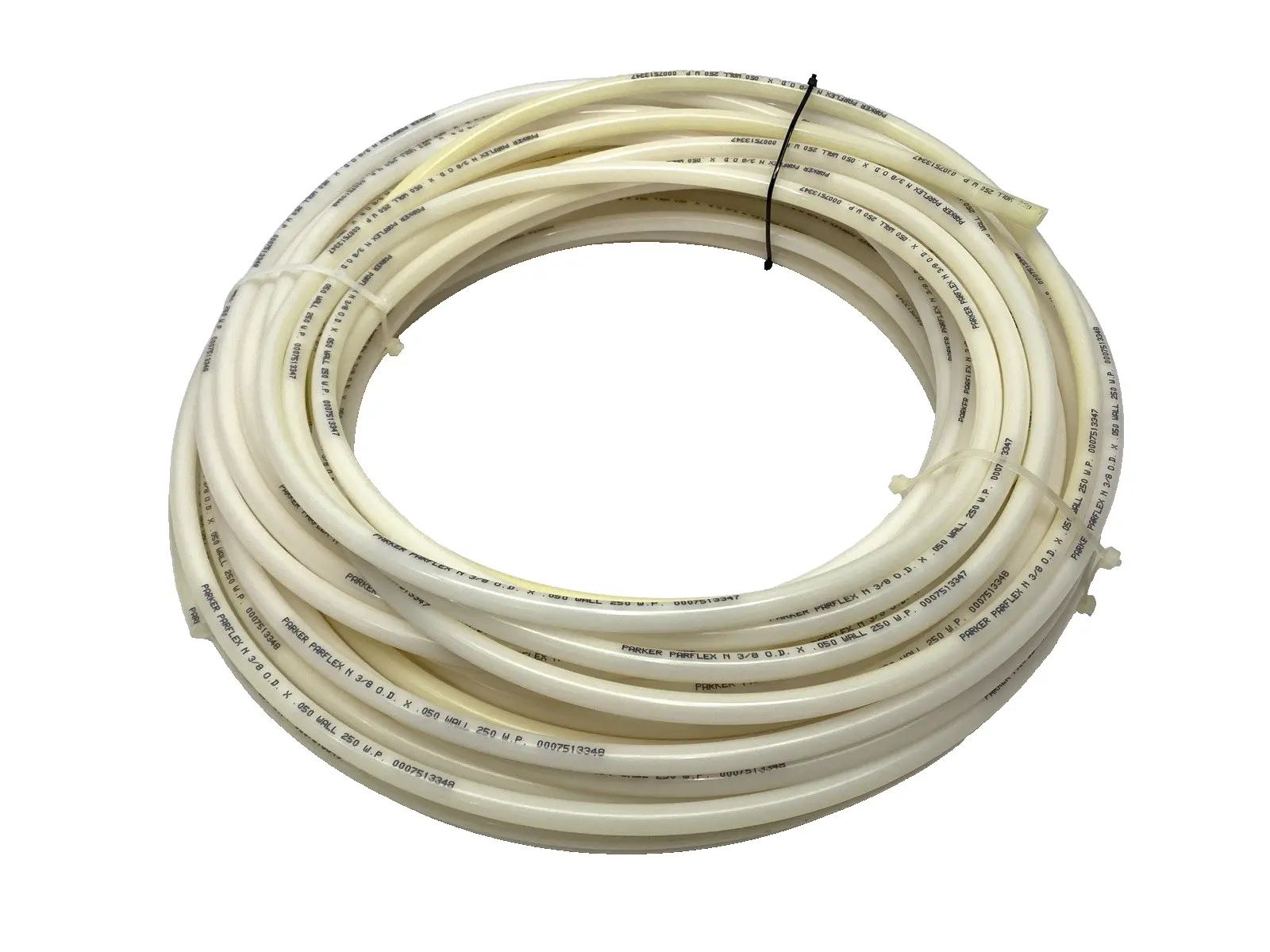 USED PARKER NYLON TUBING .275" ID 3/8" OD LOT OF 120'