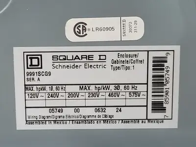 USED SQUARE D 8536