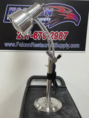 New | in-Stock Falcon Restaurant Supply, Inc. Unused Hanson Heat Lamps Dual Bulb Freestanding Flexible Heat Lamp 115V - TH4 Heat Lamps (Food) Illinois US | Falcon Restaurant Supply #1373667