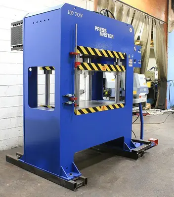 100 TON PRESSMASTER HYDRAULIC FOUR-POST PRESS MODEL 4PP-100 - 48 x 30