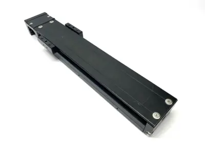 USED MISUMI SINGLE AXIS ACTUATOR W/ COVER 300MM LONG 54MM TABLE LENGTH 80MM W