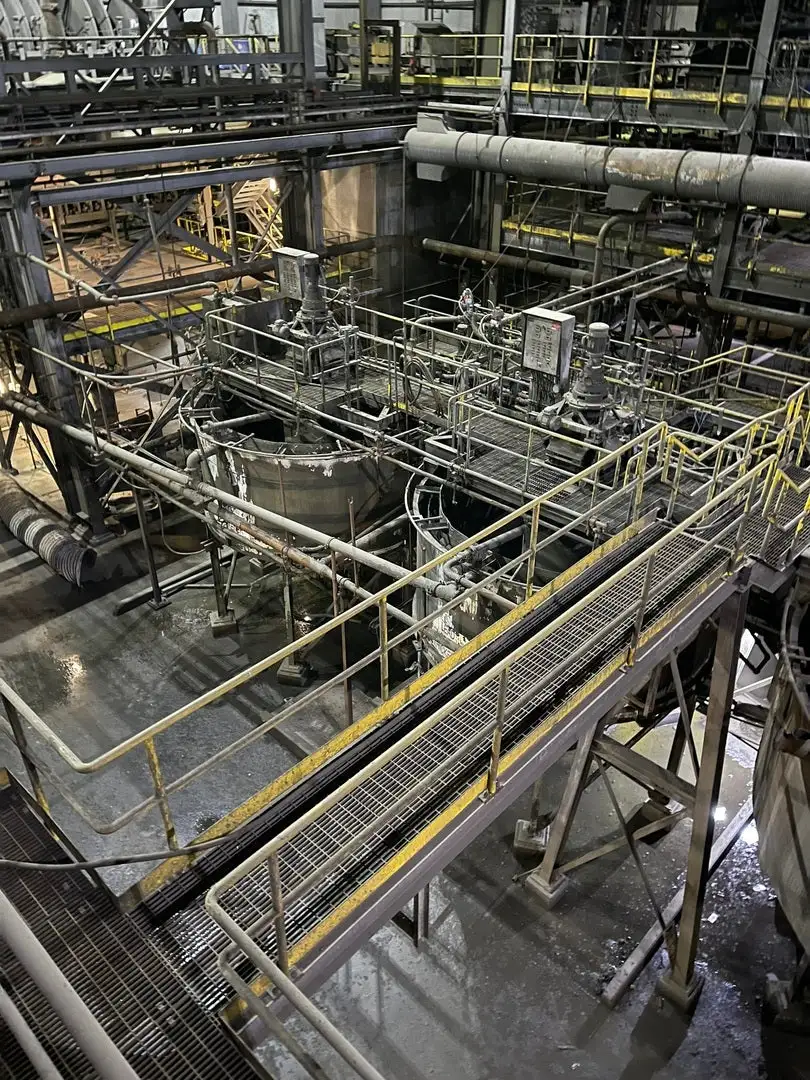 15 ft x 7 ft Concentrate Thickener w/ Rake, 5 hp Agitator w/ Digital Control Pnl