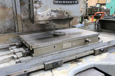 USED 1980 Okamoto ACCUGAR 124N, 1980, 3X AUTO FEEDS, AUTO IDF