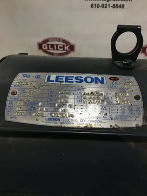 USED LEESON ⚙️ MODEL: LEESON 1213T11DB1C BUILT FOR GENERAL-PURPOSE AND HEAVY-DUTY EQUIPMENT USE
