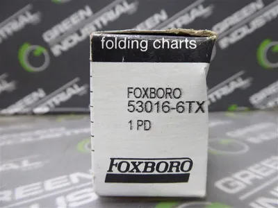 Foxboro 53016-6TX Folding Chart Paper New NIB