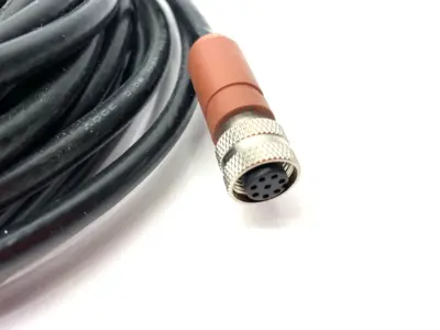 USED STI SINGLE ENDED CABLE M12 FEMALE 8-PIN TO OPEN LEADS 10M